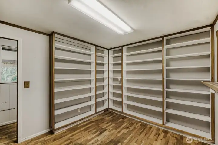 1st bedroom with Lots of Bookshelves