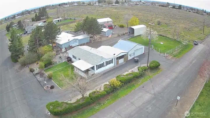 Aerial showing the seclusion and privacy