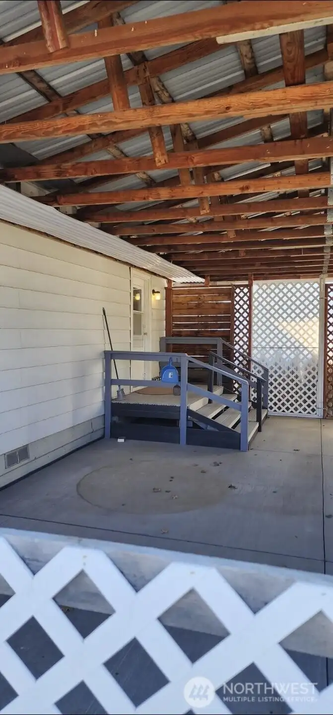 Breezeway from home to garage.