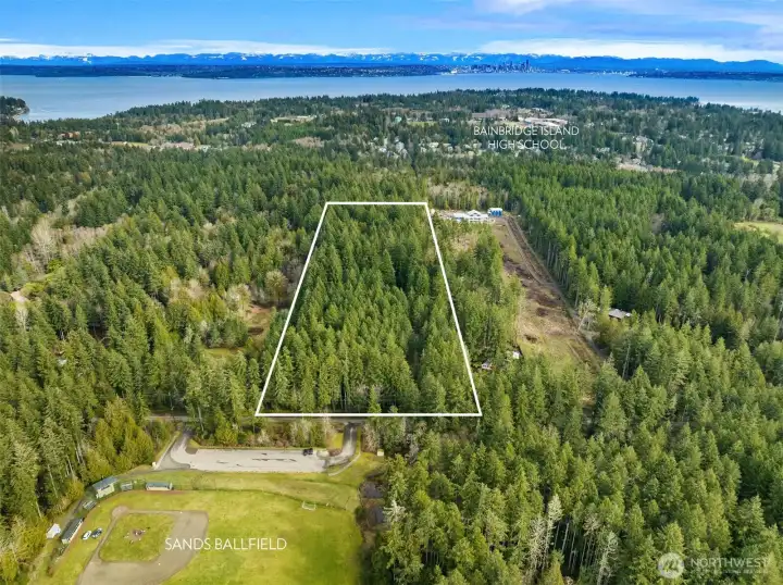 A beautiful setting  for 1-4 homes.  Zoned R-0.4. Very close to town and Ordway (k-4) Sakai (5th and 6th Grade) Woodward (7th and 8th Grade) and Bainbridge High School (9th-12th)