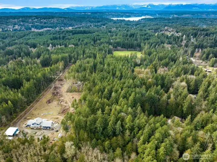 View looking west toward the Sands Ave Ball fields.