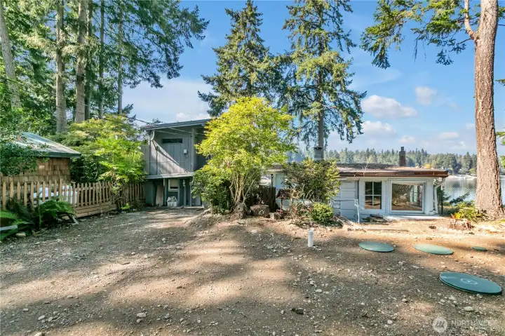 Main house and cabin