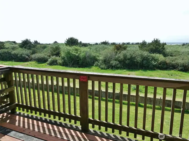 West view from the Deck.