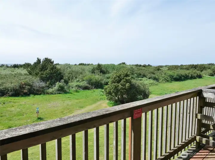 Northwest view from the Deck.