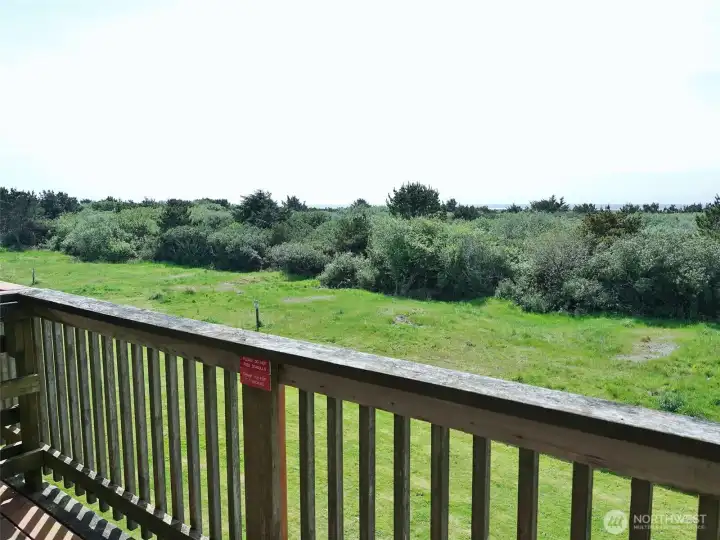 Southwest view from the Deck.