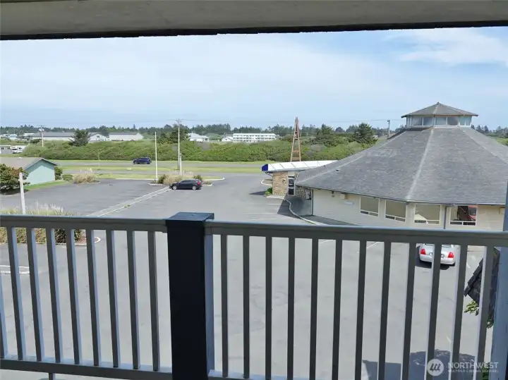 View from the front door #317...view looking east over the parking lot.