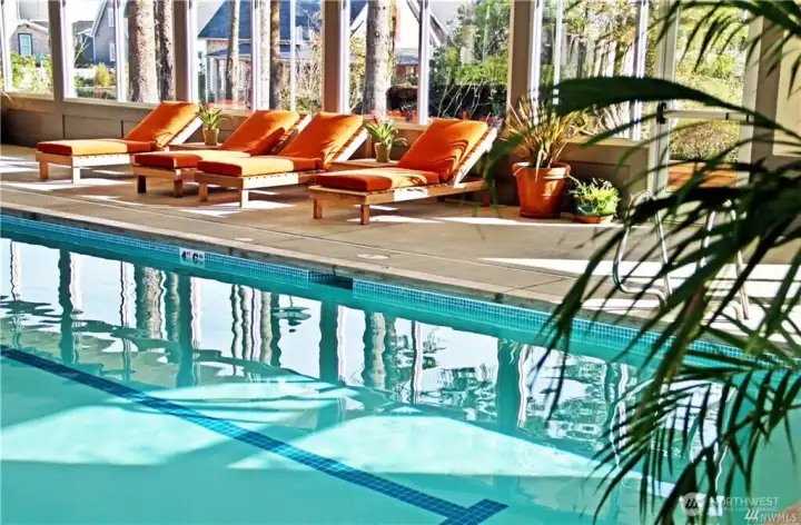 The indoor Crescent Park pool.