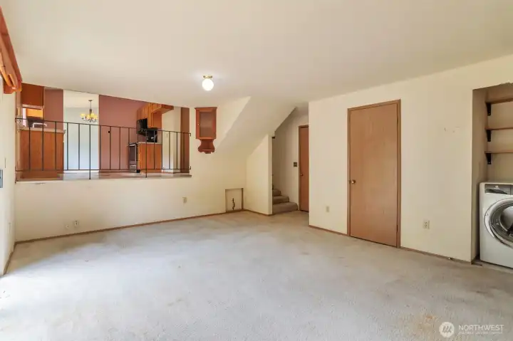Downstairs bonus room Downstairs bonus room