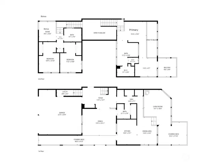 Rough estimate floor plan from Cubi Casa app