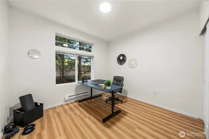 Second bedroom, office or workout room.