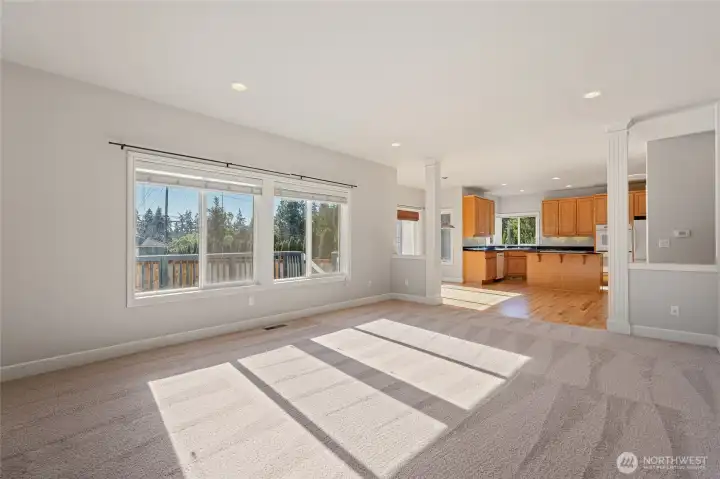 Family Room off kitchen Family Room off kitchen