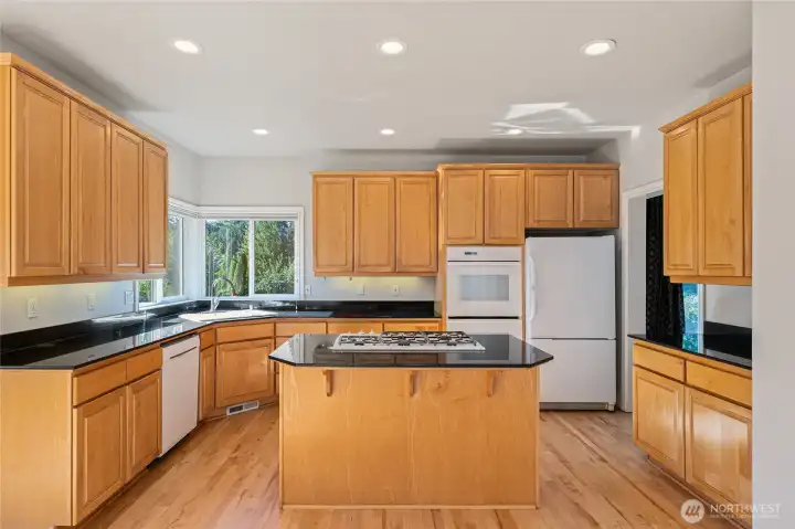 Open Concept kitchen with Thermador Appliances Open Concept kitchen with Thermador Appliances