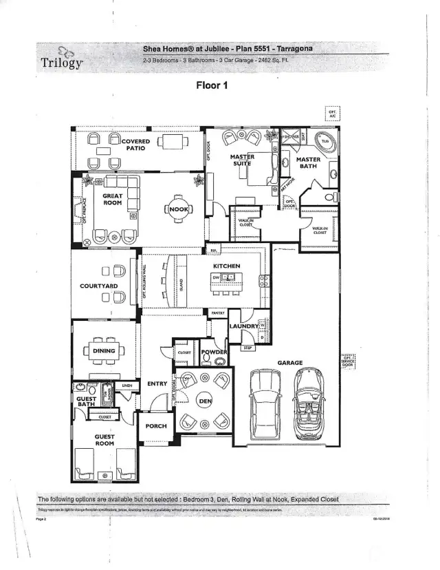 Subject property is a flipped image of this floor plan.