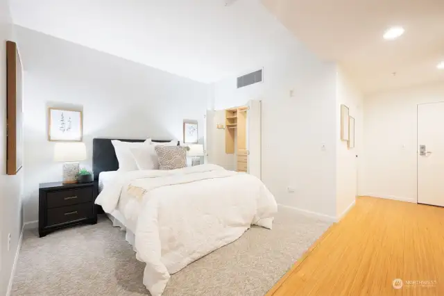 Large bedroom closet.