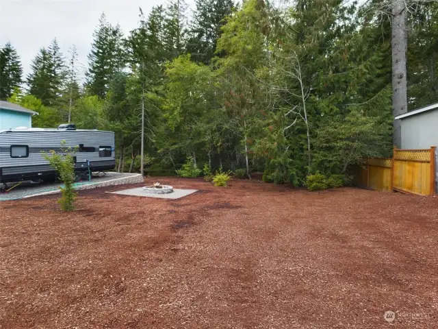 Second waterfront lot with RV pad and firepit