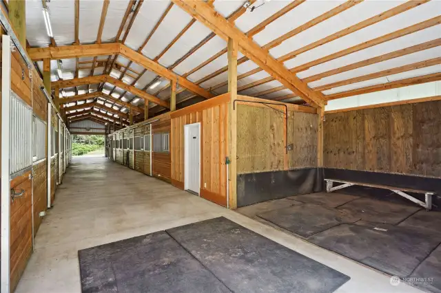 2 heated tack rooms