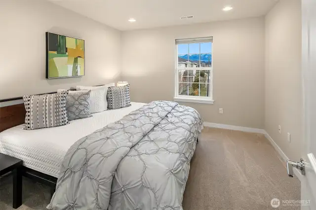 Bedroom 3 with walk in closet