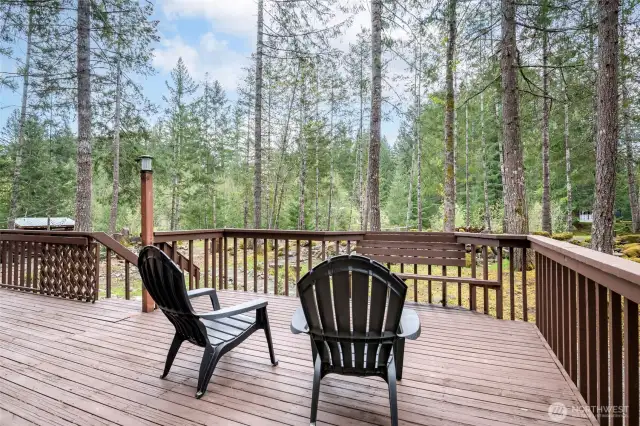 Deck looking out to creek