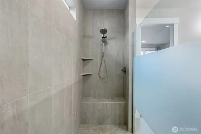 Oversized Curb-less Shower
