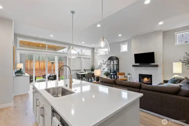 Expansive Kitchen Island