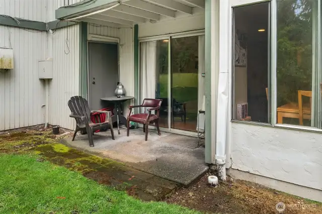 Patio with Storage