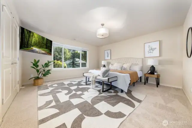 Primary Bedroom with walk-in California closet and 5 piece ensuite bath