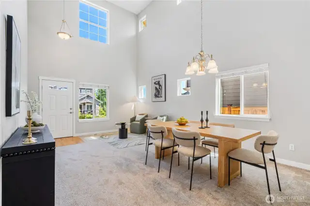 Enjoy large windows and an abundance of natural light