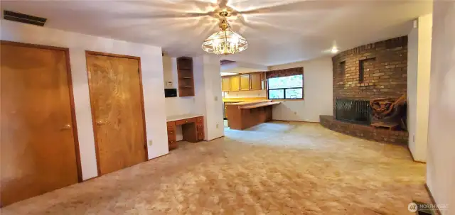 1st Family room-Rec room. Lots of storage.