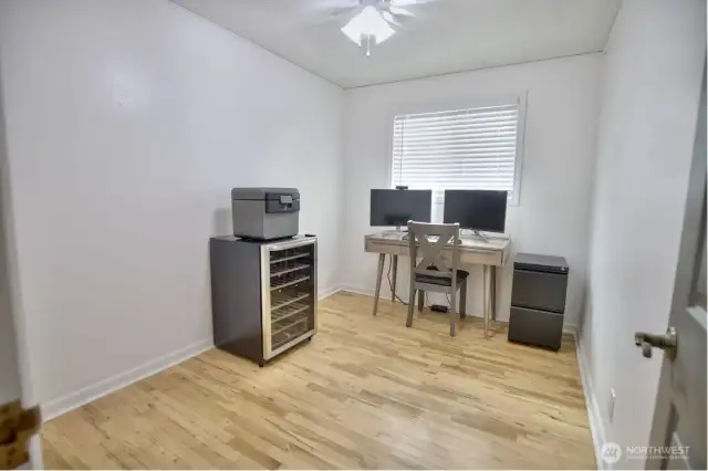 3rd Bedroom/Office  w/closet & Stacked Laundry