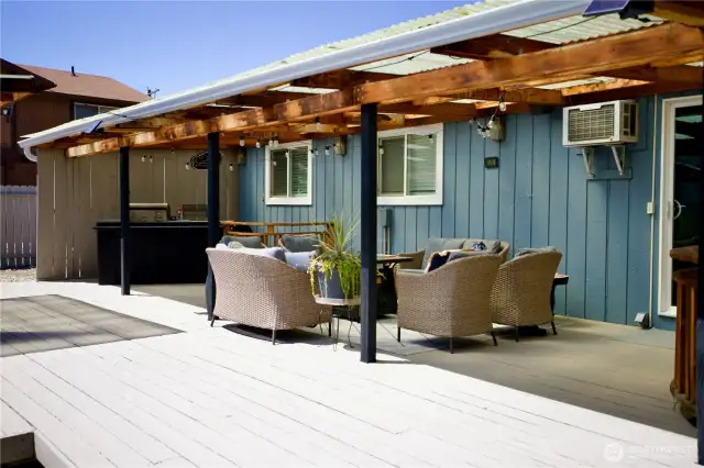 Back covered Patio