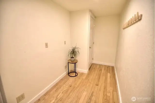 Basement Interior entry or storage.