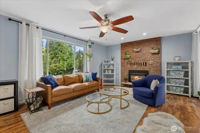 Beautiful floors and open space.
