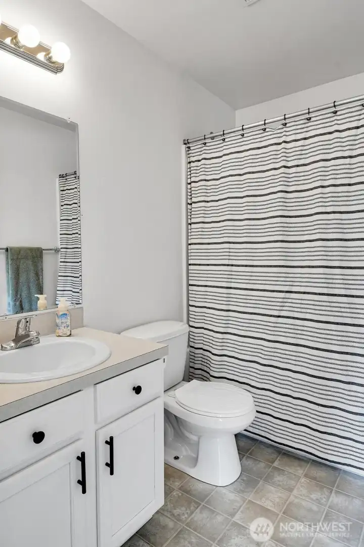 Upstairs bath.
