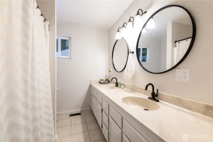 Full bath on main floor