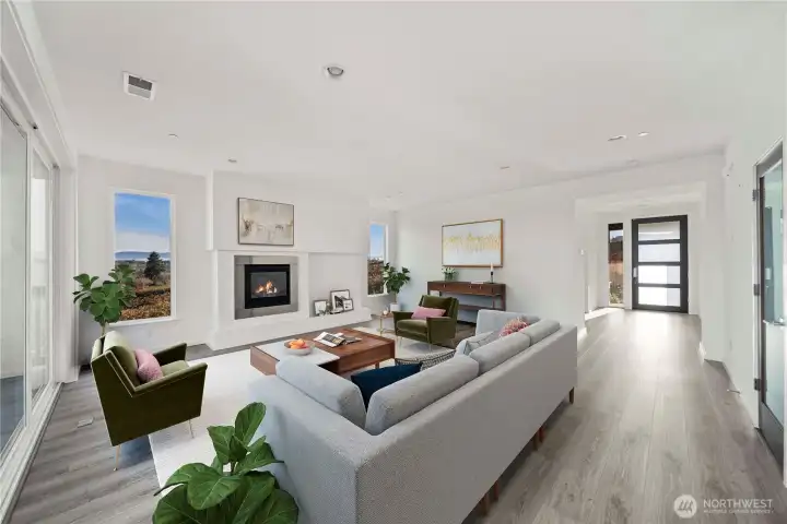 Living room modified