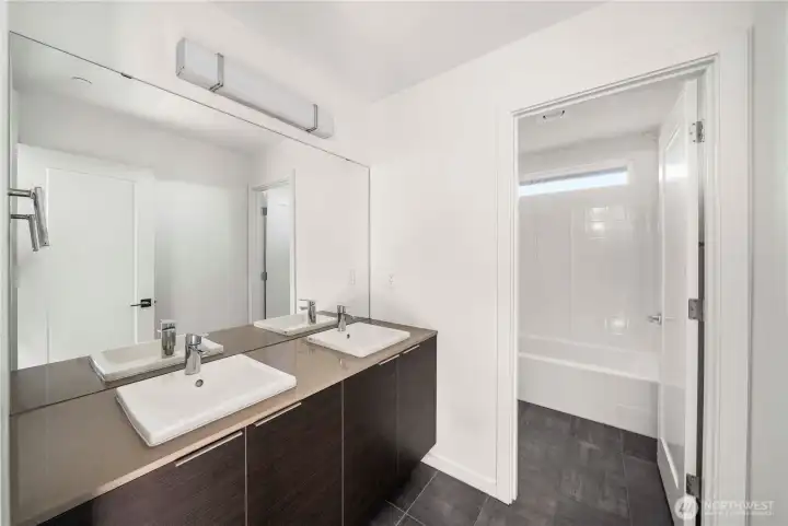 Main bathroom on upper level