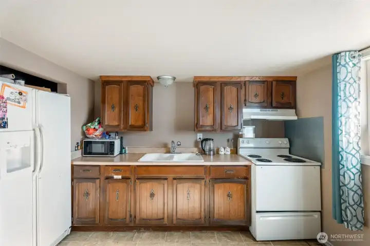 Garage apartment kitchen