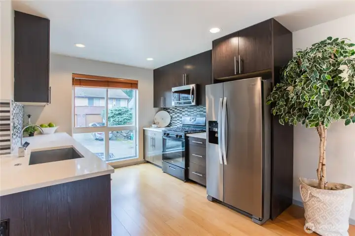 Spacious Open Kitchen.