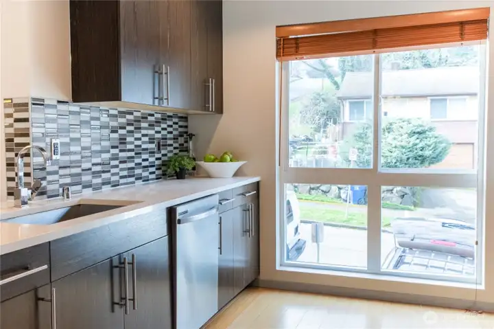 Lots of Natural Light.