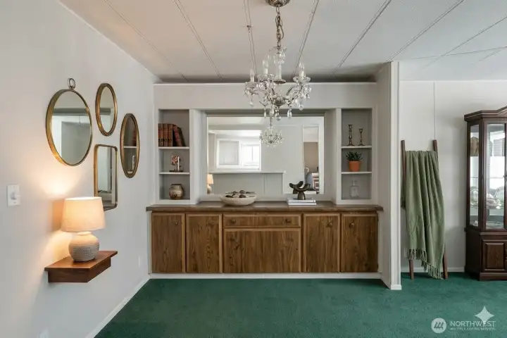 Near Kitchen. Digitally staged for illustration purposes.