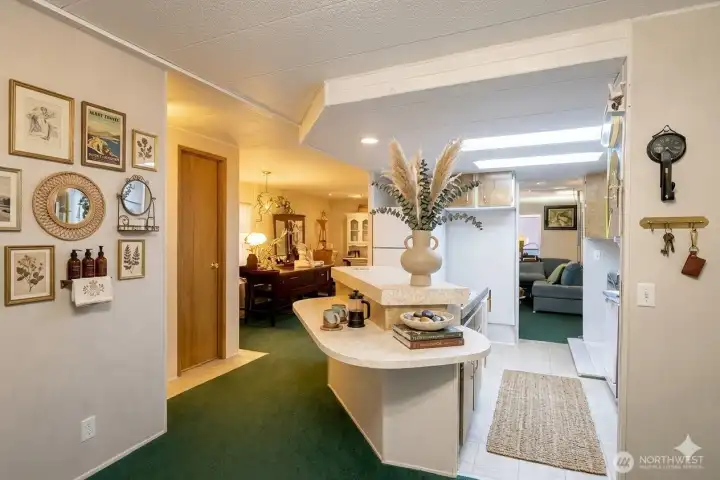 Kitchen1.  Digitally staged for illustration purposes.