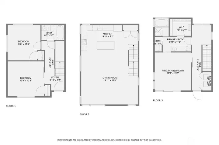 Floor plan of home.