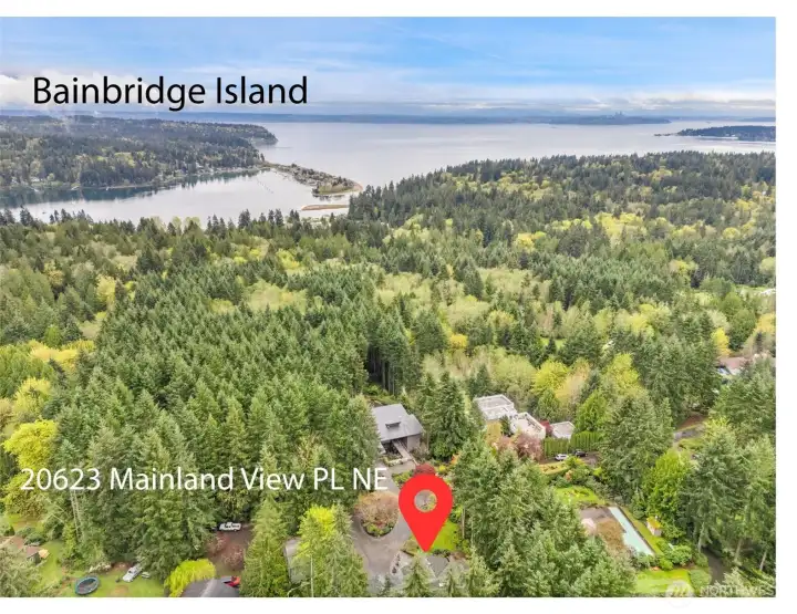 11 miles to Bainbridge Ferry Terminal