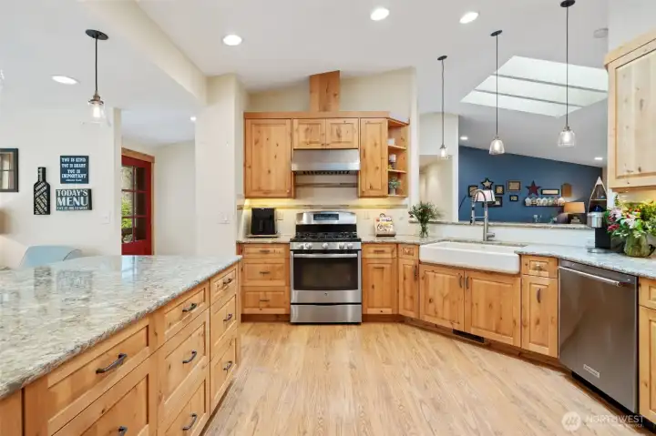 Updated Kitchen with lots of light