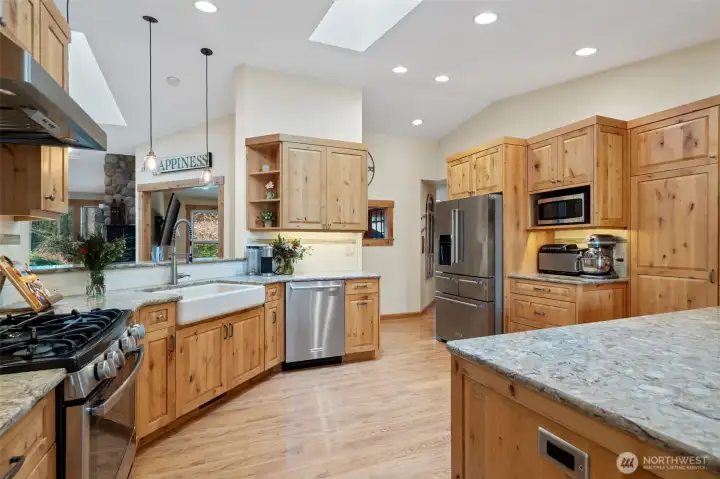 All stainless steel appliances