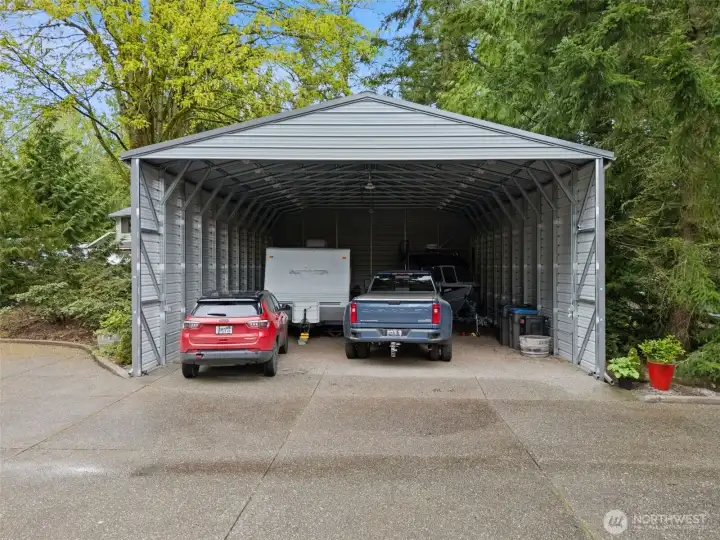 2024 Detached Garage for 5-wheel, boat, or any other toys.