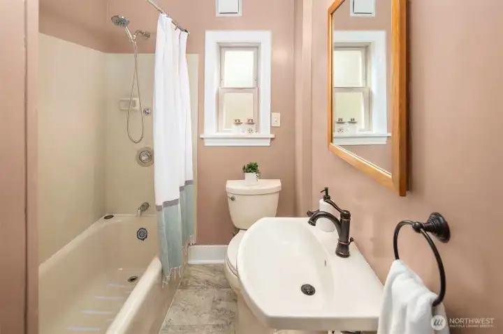 Main floor bathroom.