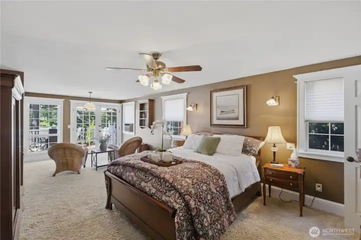 Master bedroom is absolutely stunning.