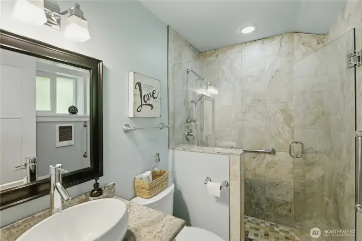 3/4 bath in cottage