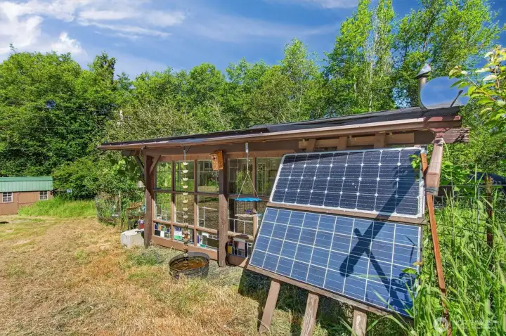 Excellent solar panel set up.